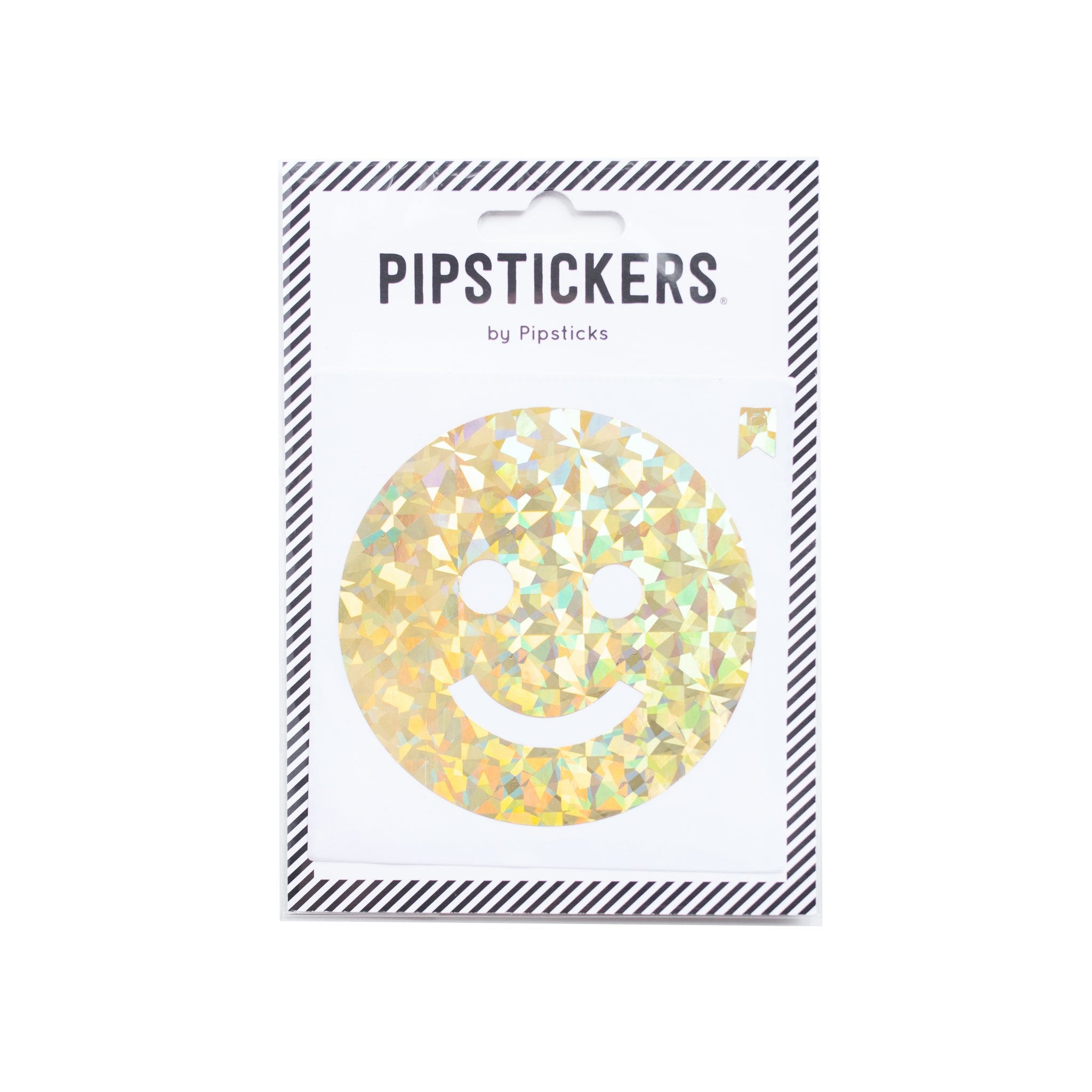 Gold Holographic Smiley