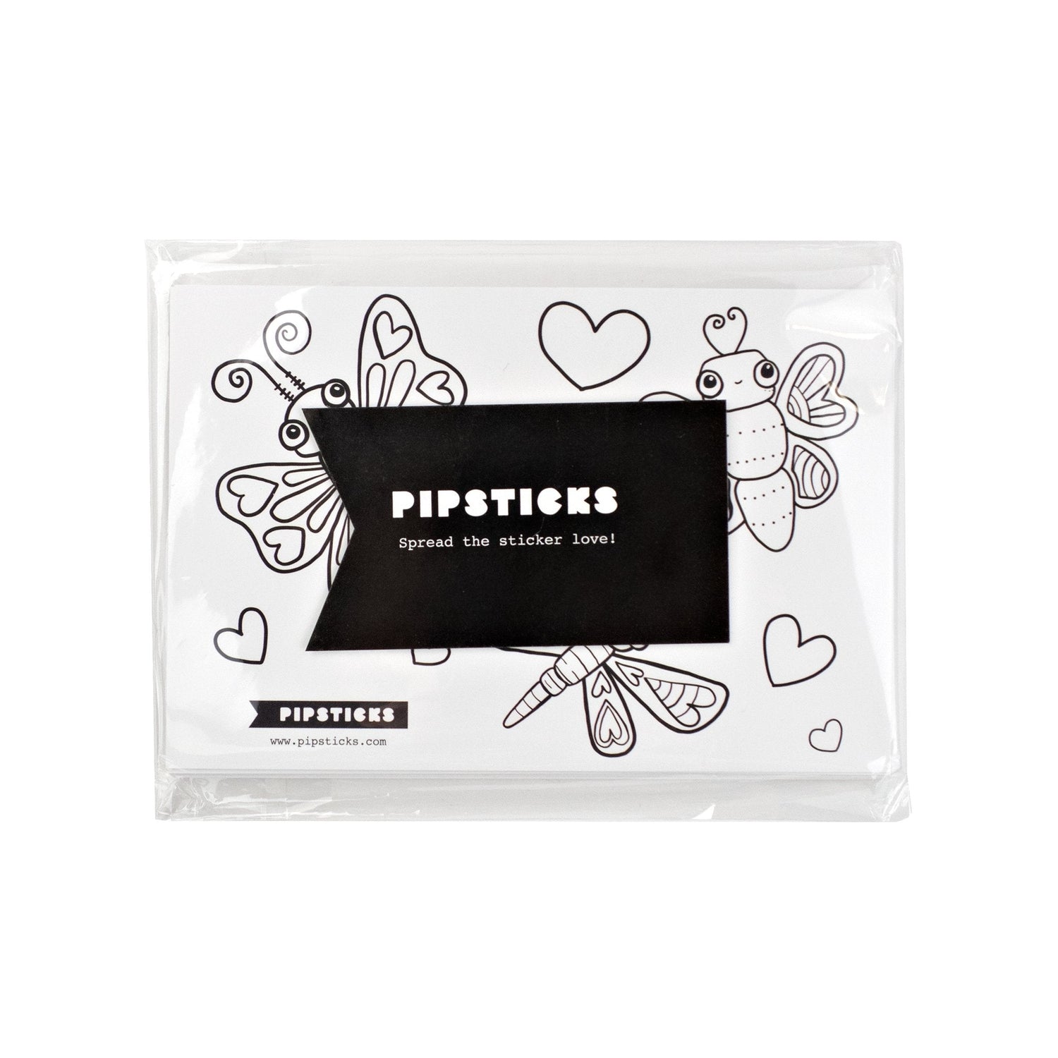 Color-in Butterflies Postcard Pack