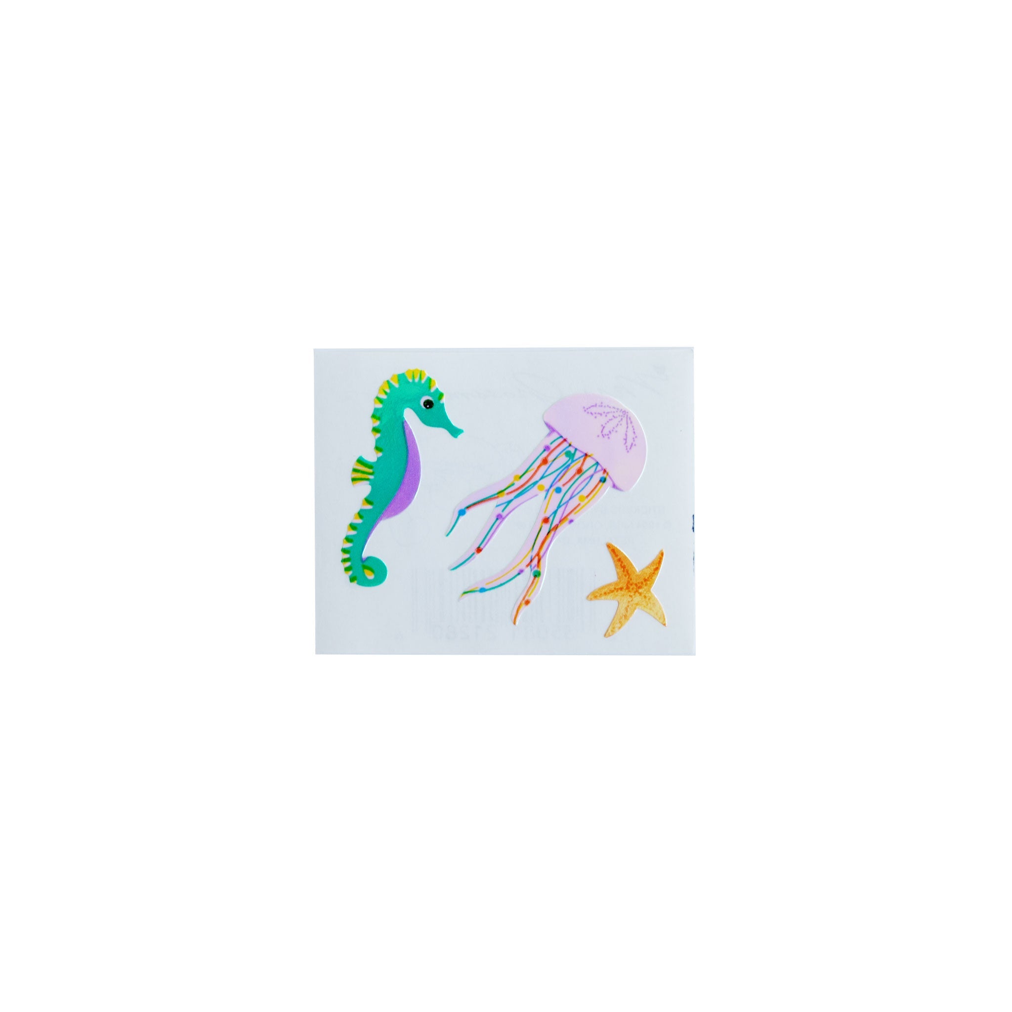 Sea Life Holographic Sticker Sheets
