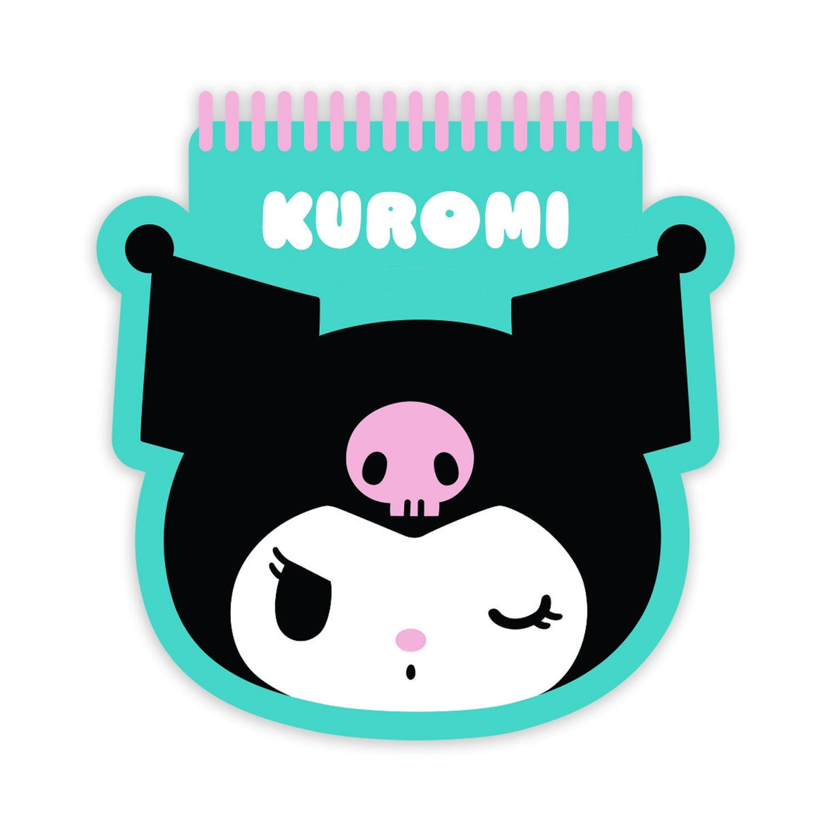 Kuromi Happy Scribbles Spiral Notebook