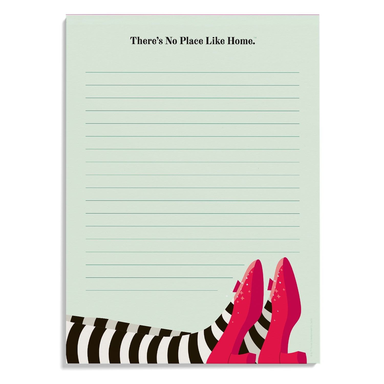 The Wizard of Oz There's No Place Like Home Notepad