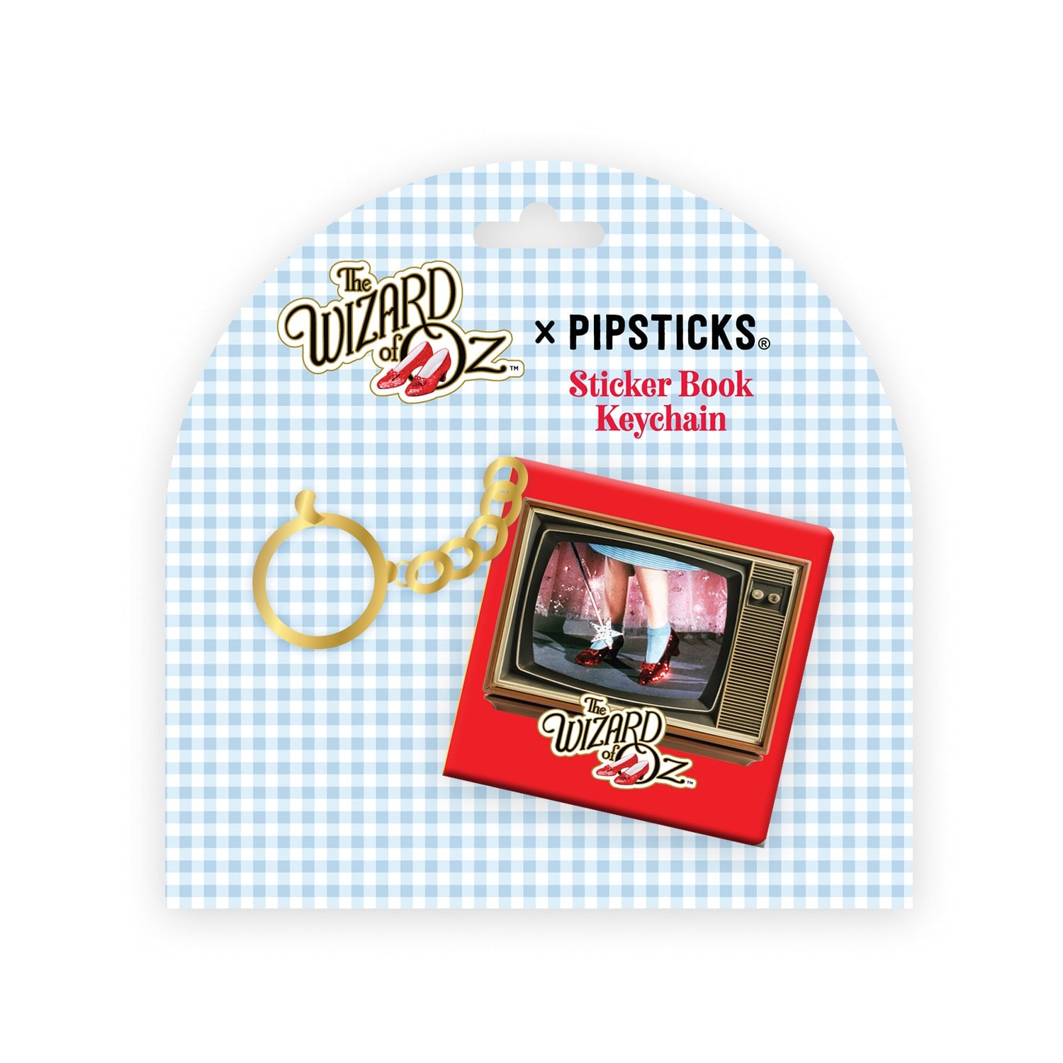 The Wizard of Oz Sticker Book Keychain