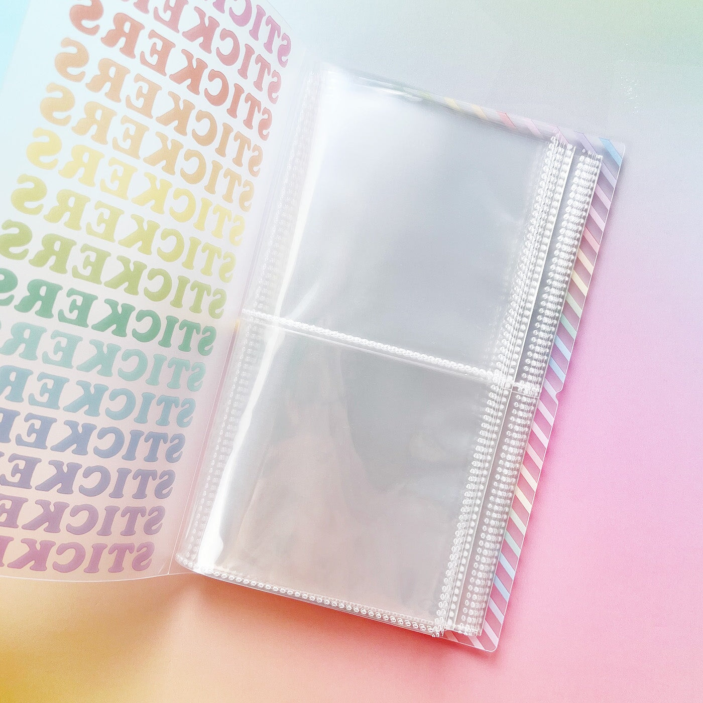 Colorful Stickers Pocket Sticker Keeper