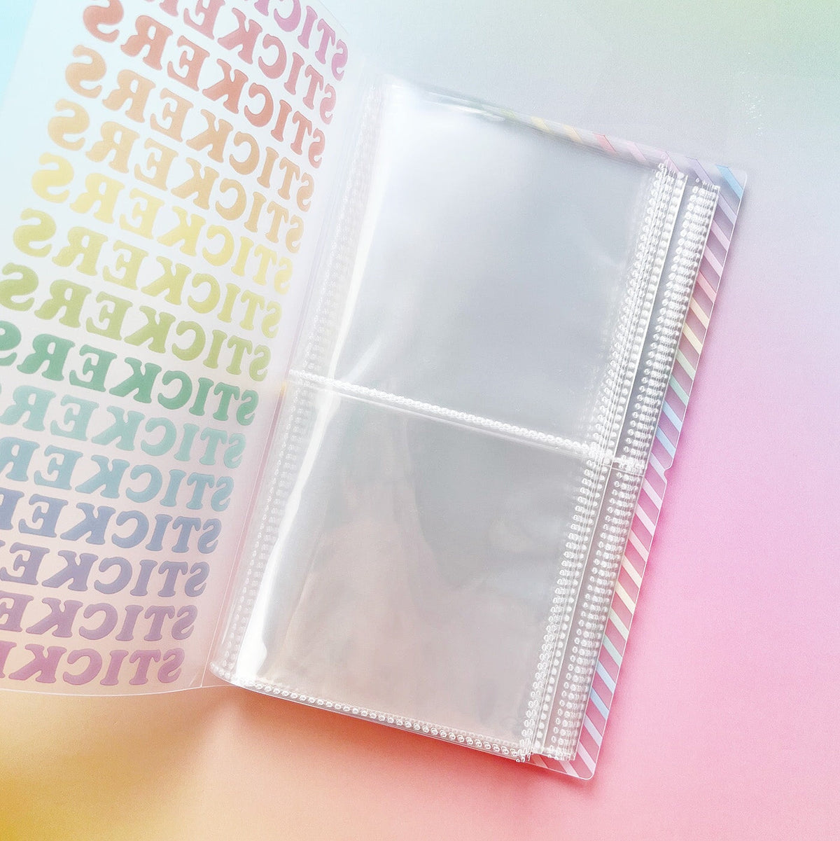 Colorful Stickers Pocket Sticker Keeper