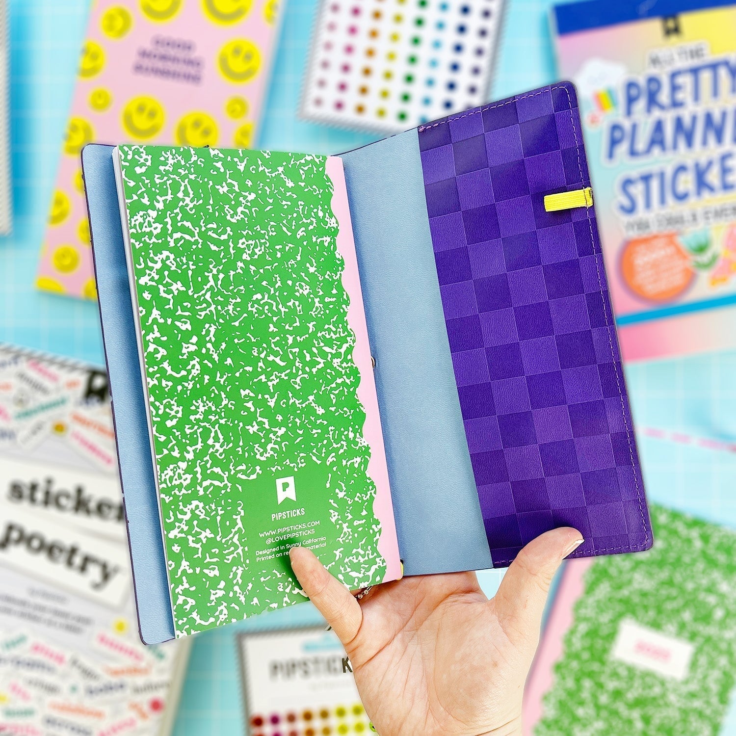 Block & Roll Traveler Notebook Cover