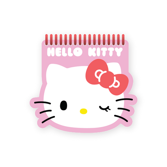 Hello Kitty Happy Scribbles Spiral Notebook