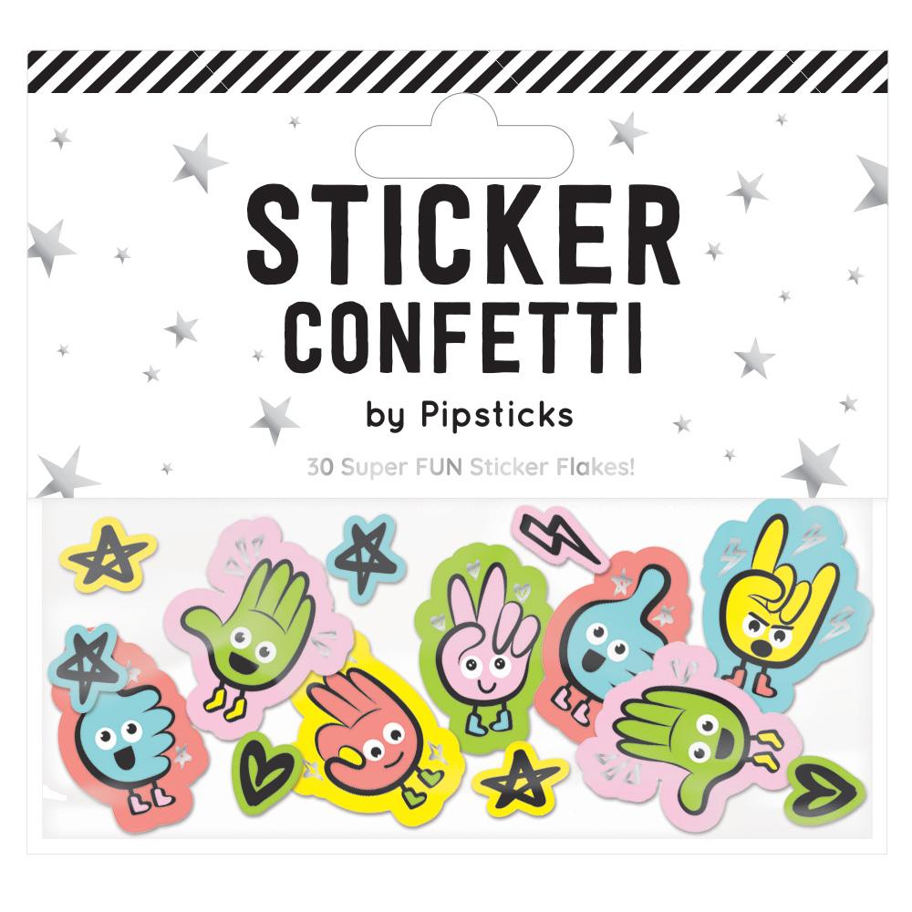 I See The Signs Sticker Confetti