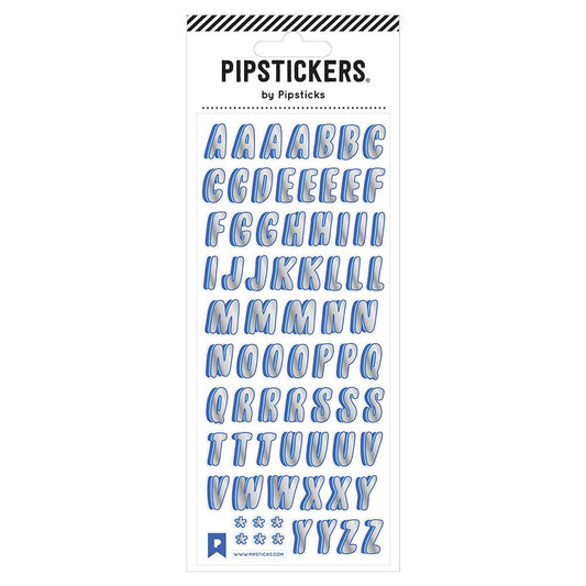 Silver Caps Alphabet