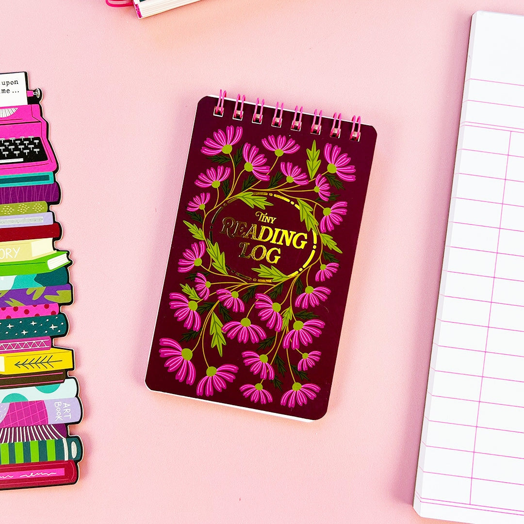 Tiny Reading Log Mini Notebook