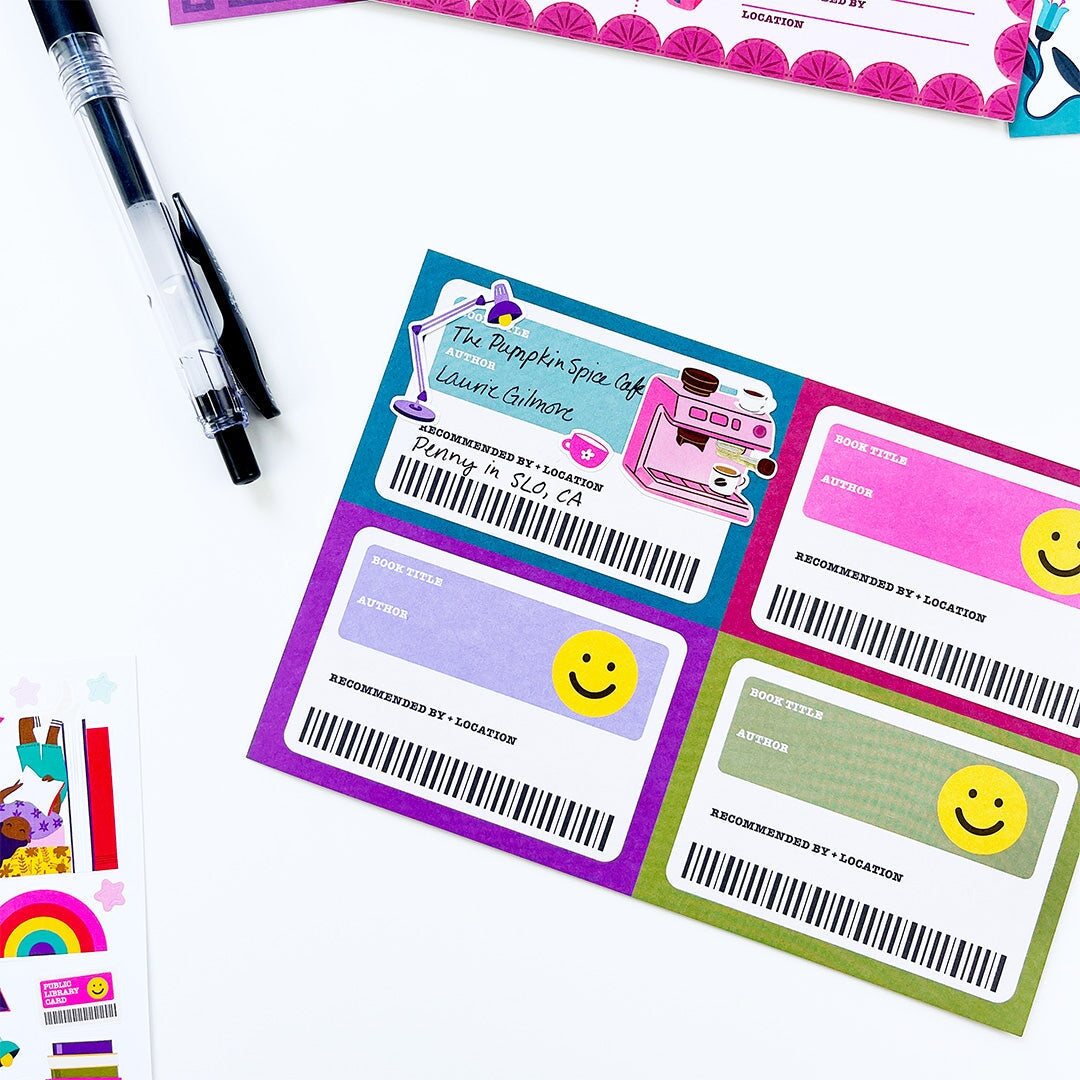 Reading Recs Traveling Postcard Book