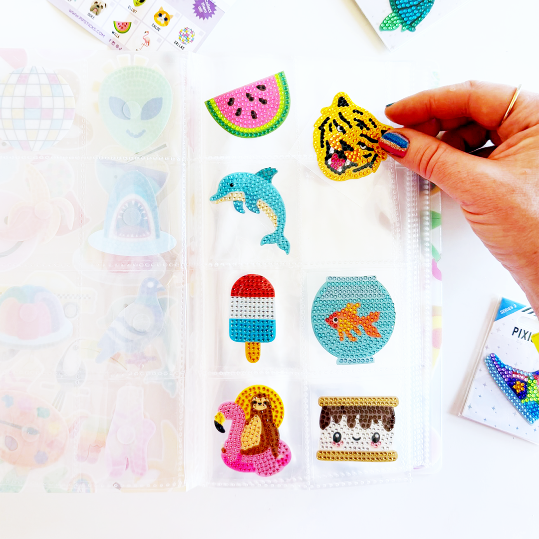 All The Pixigems Pocket Sticker Keeper
