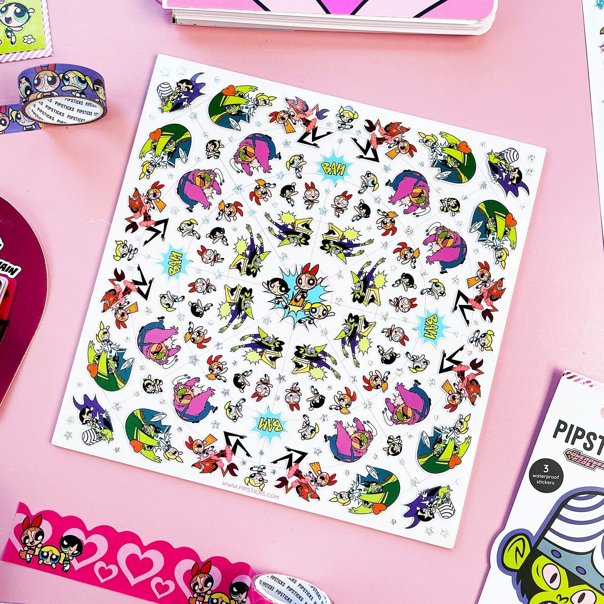 The Powerpuff Girls Sticker Burst