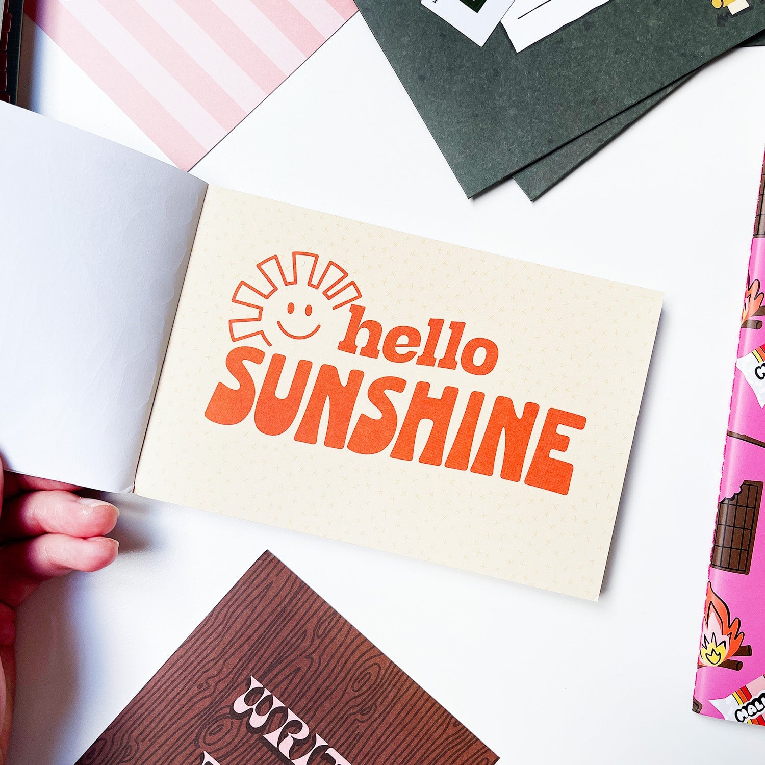 Summer Camp Postcard Book