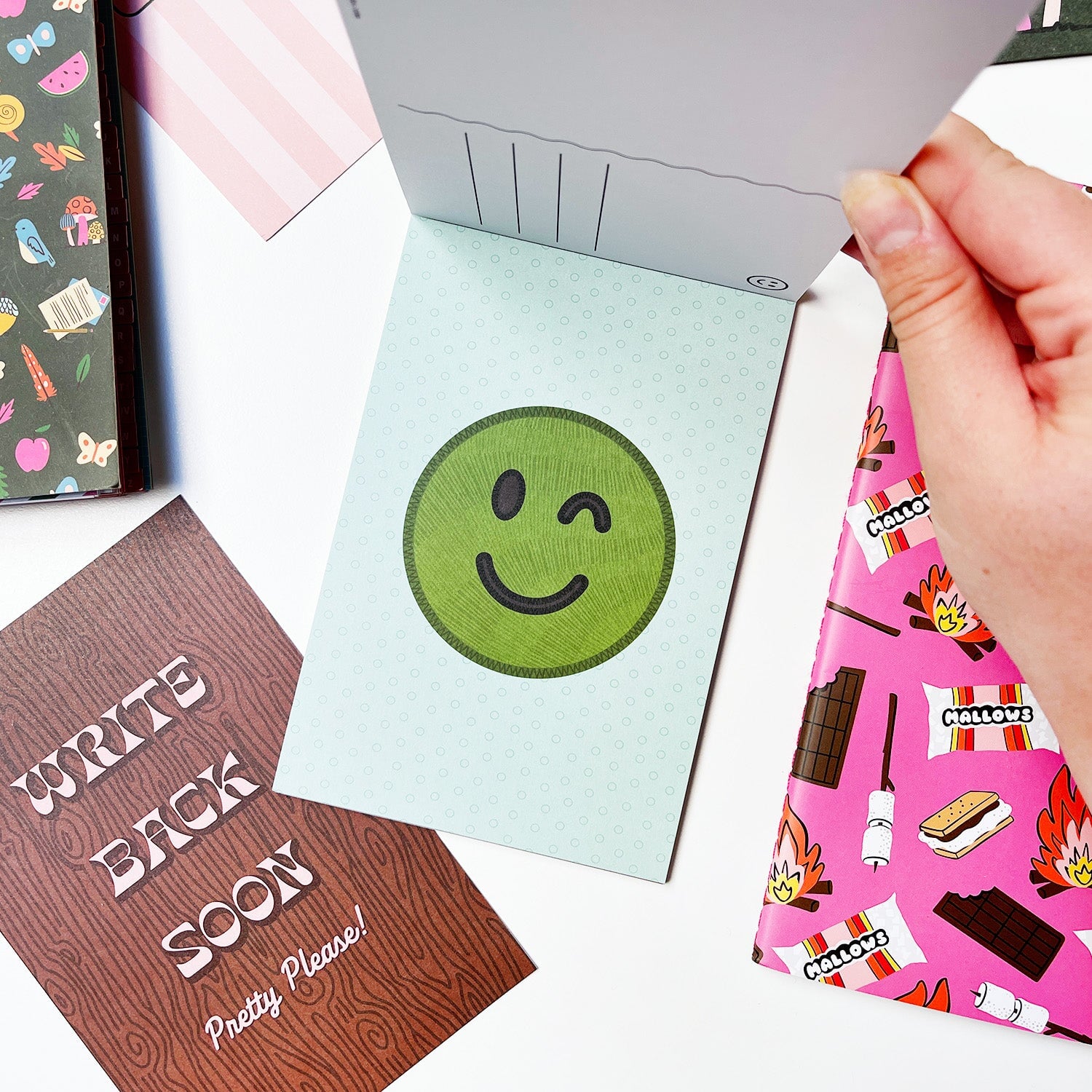 Summer Camp Postcard Book