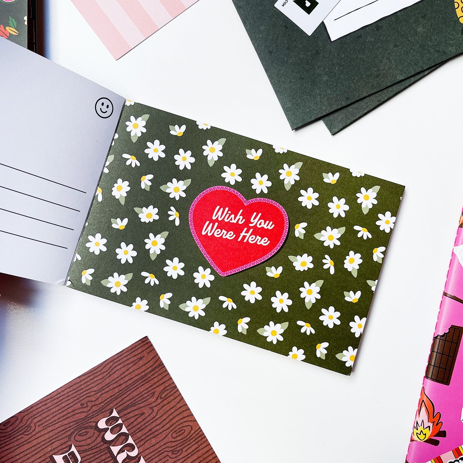 Summer Camp Postcard Book