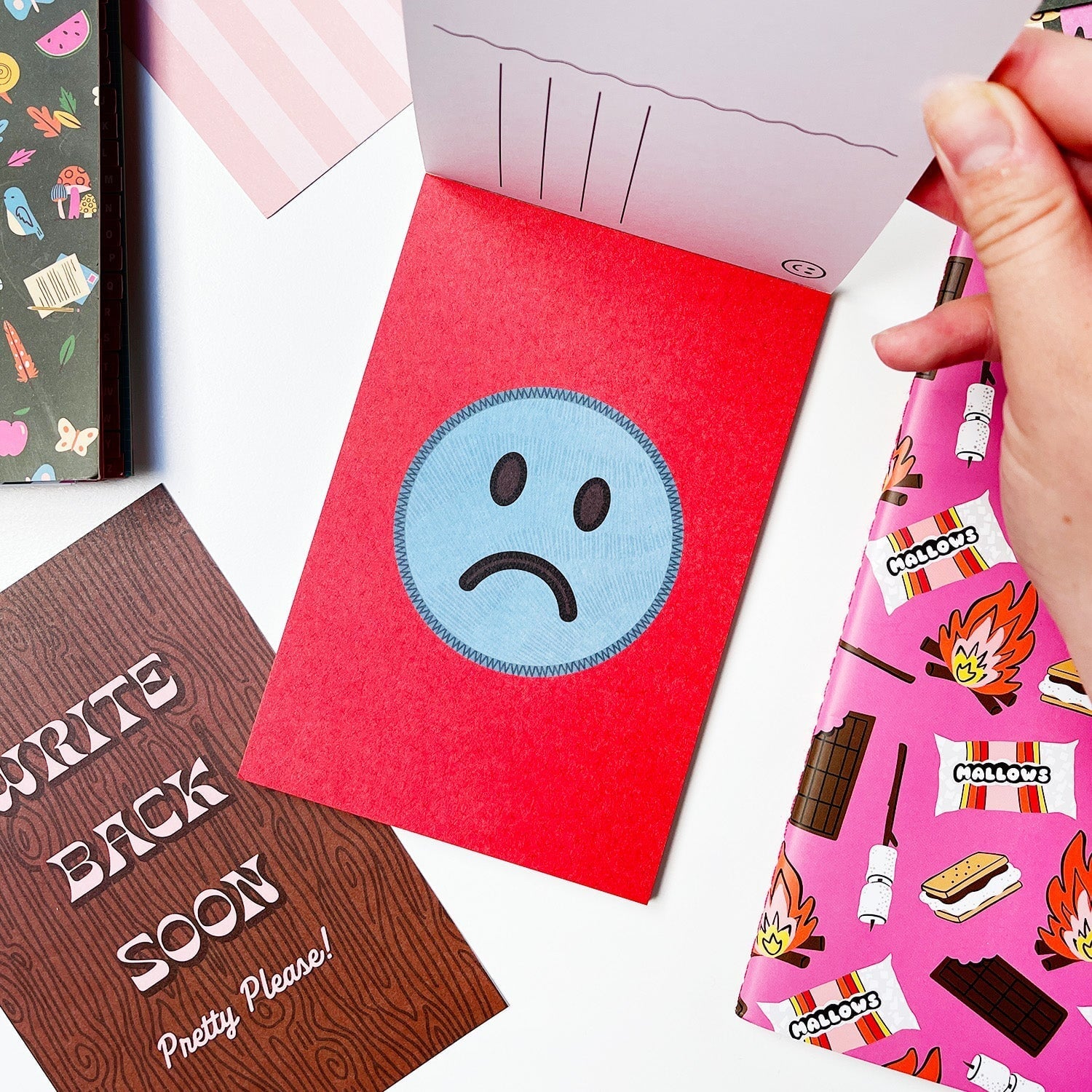 Summer Camp Postcard Book