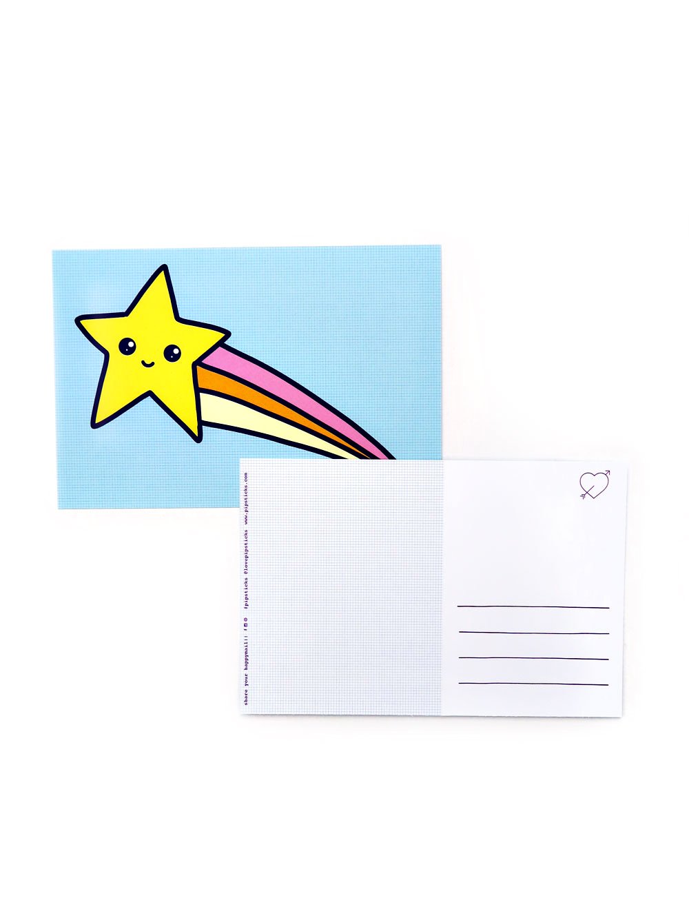Kawaii Star Postcard Pack