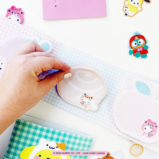 Hello Kitty and Friends Sweet Treats Tri-fold Memo Pad