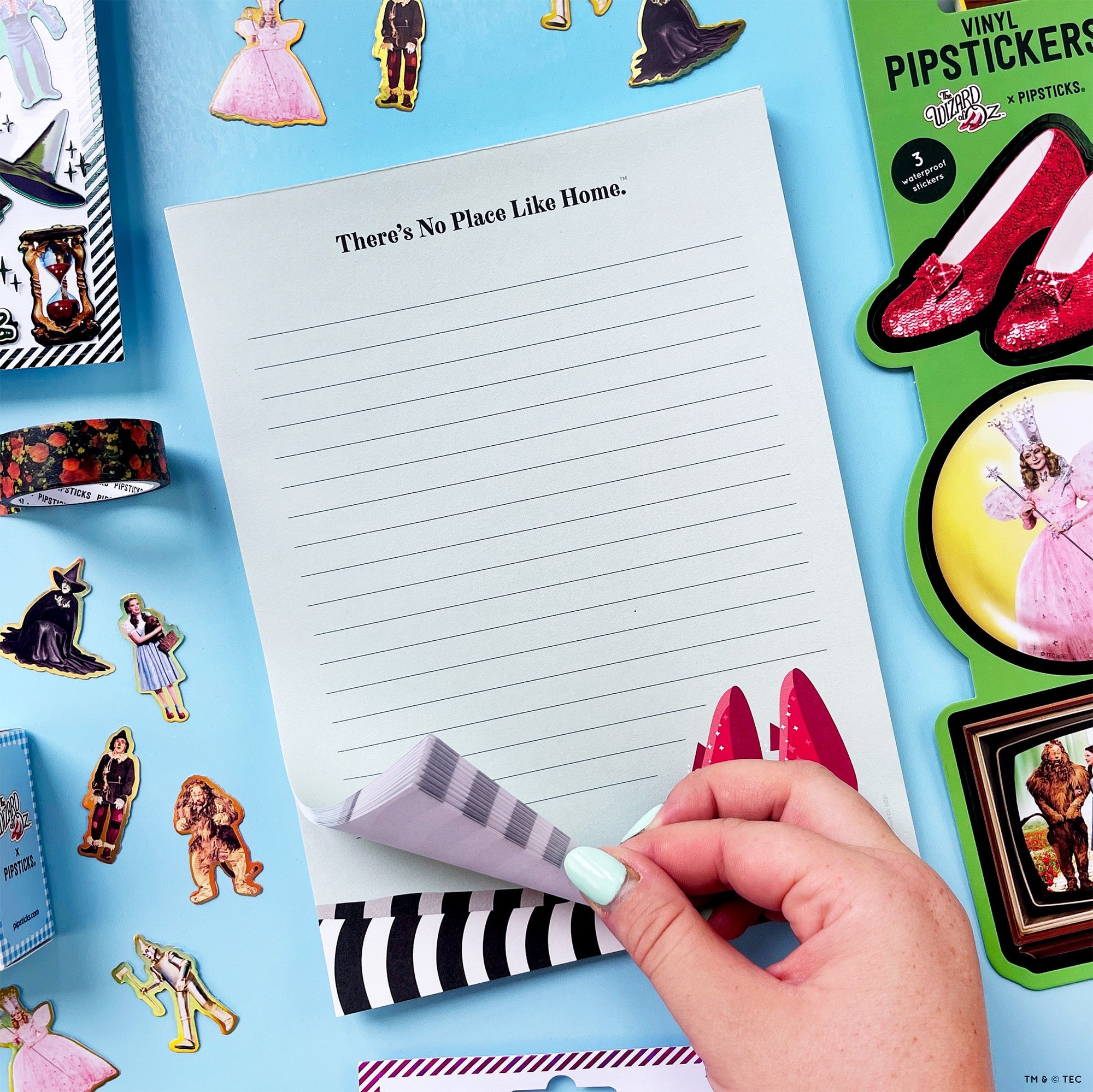 The Wizard of Oz There's No Place Like Home Notepad