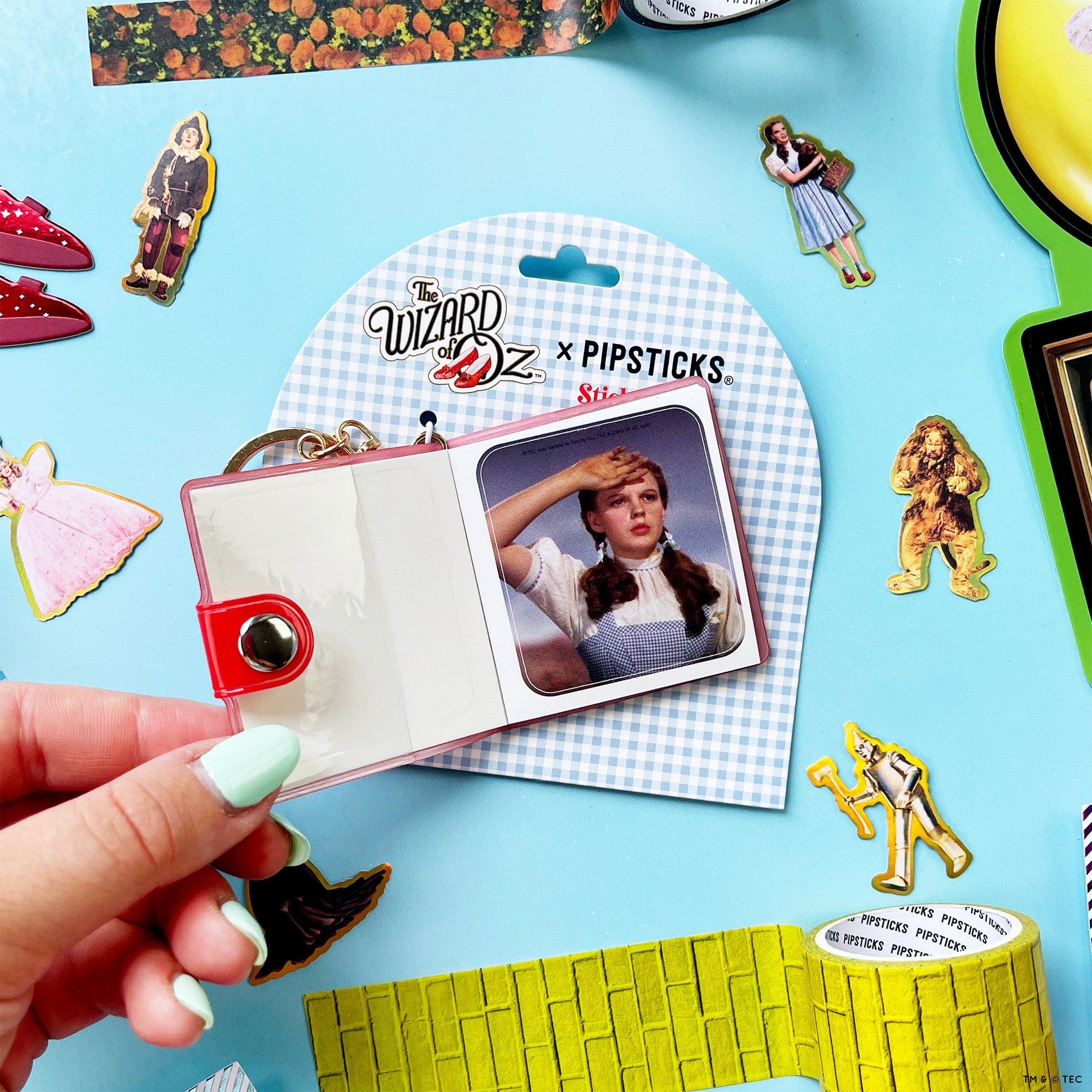The Wizard of Oz Sticker Book Keychain