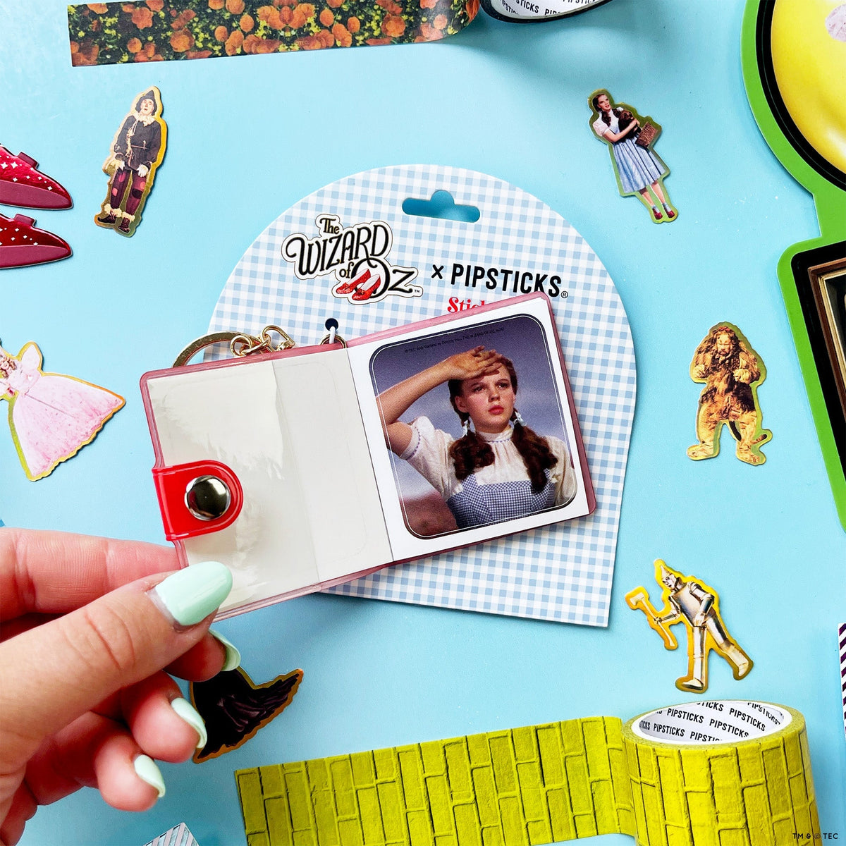 The Wizard of Oz Sticker Book Keychain