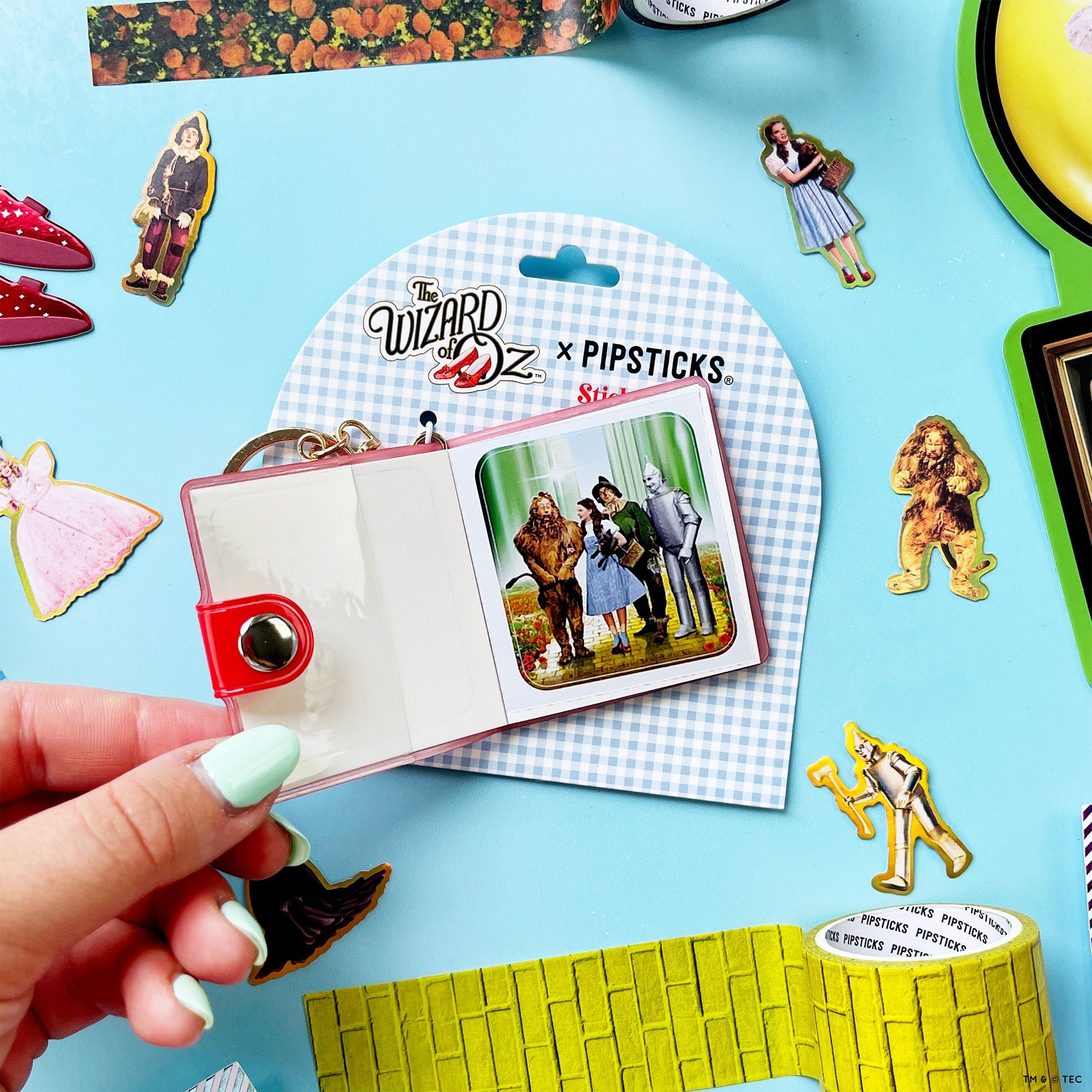 The Wizard of Oz Sticker Book Keychain