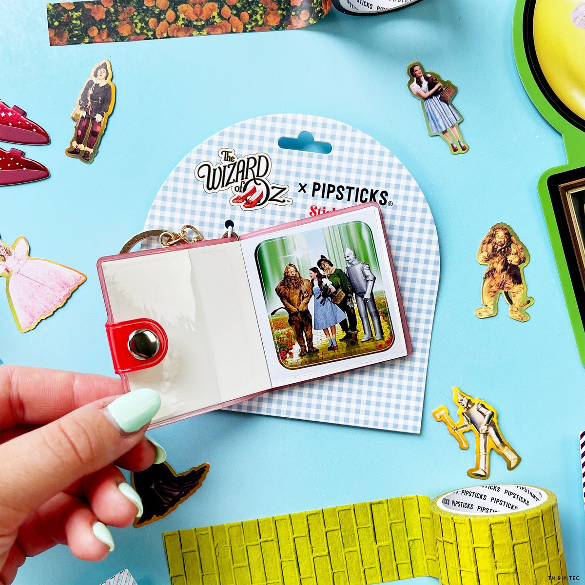The Wizard of Oz Sticker Book Keychain