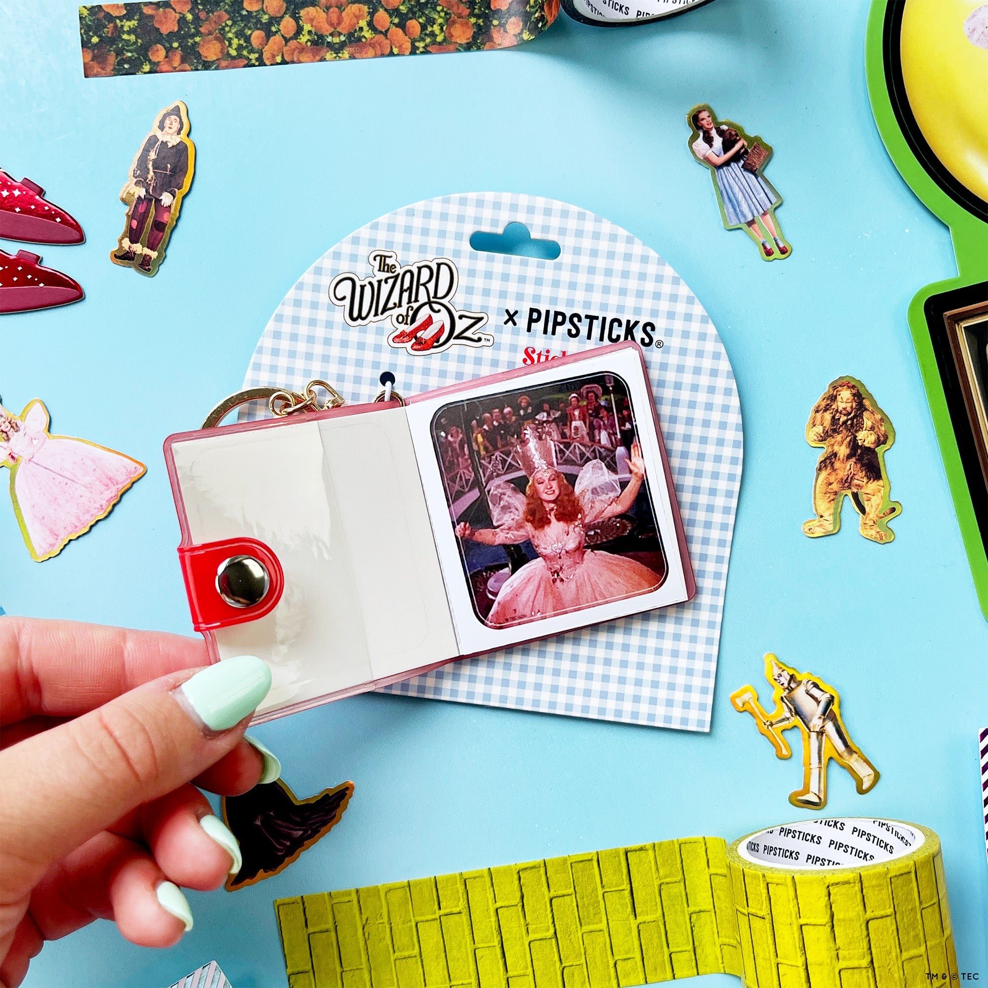The Wizard of Oz Sticker Book Keychain