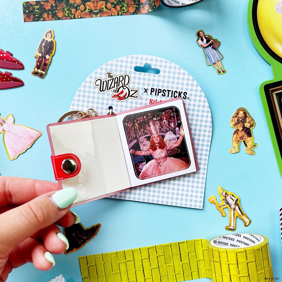 The Wizard of Oz Sticker Book Keychain