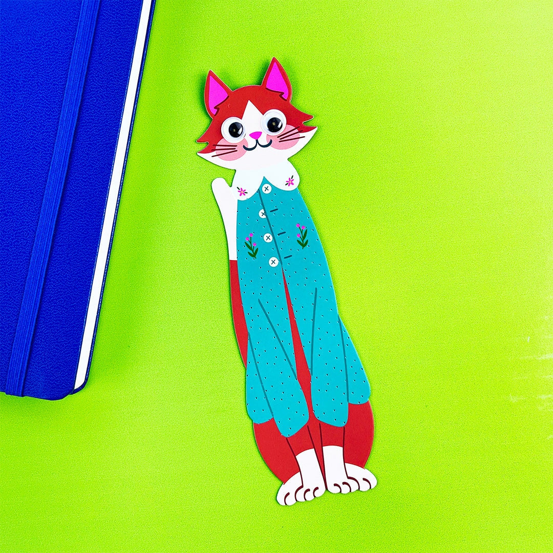 Purrfectly Poised Bookmark