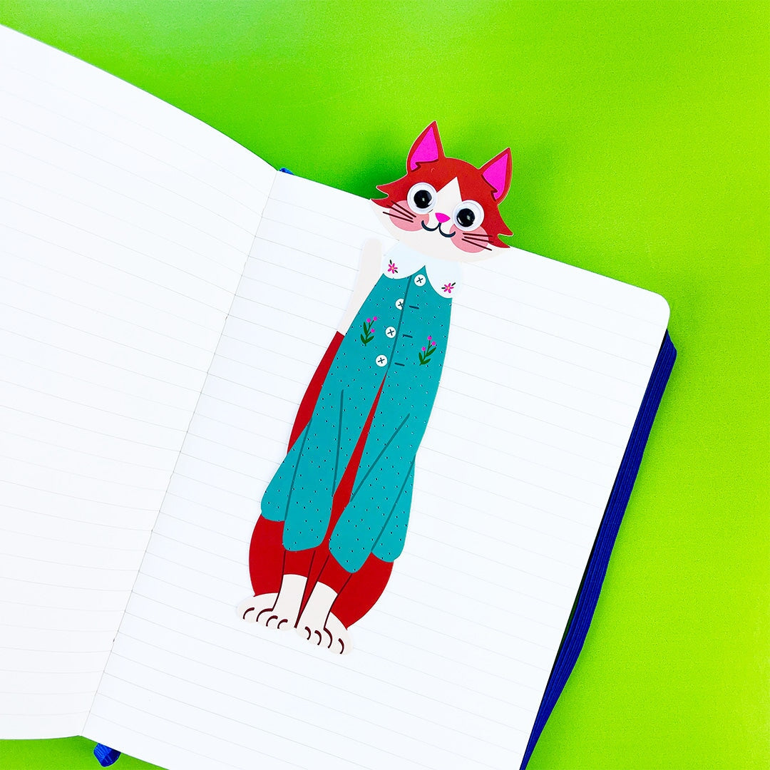 Purrfectly Poised Bookmark