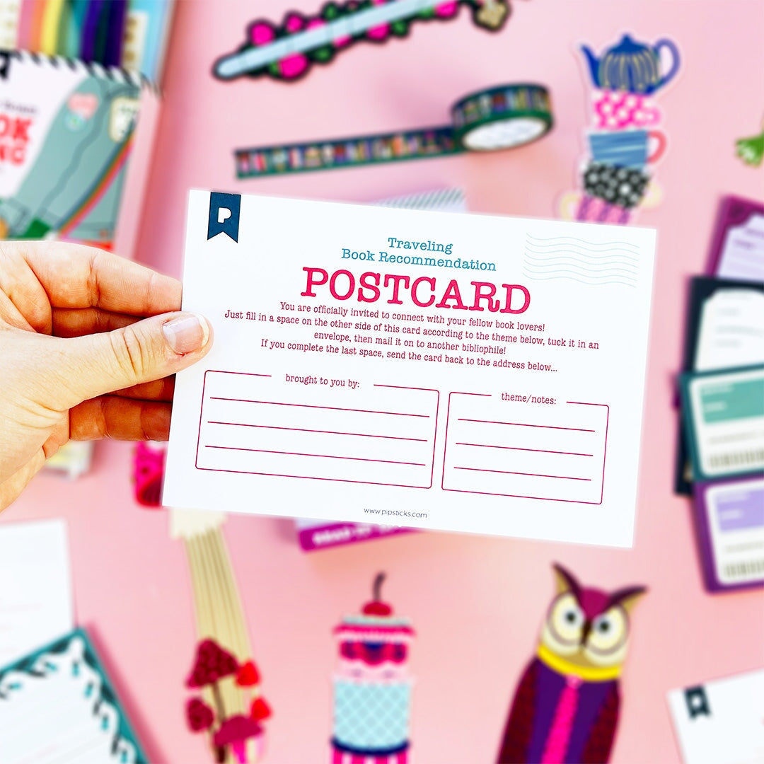 Reading Recs Traveling Postcard Book