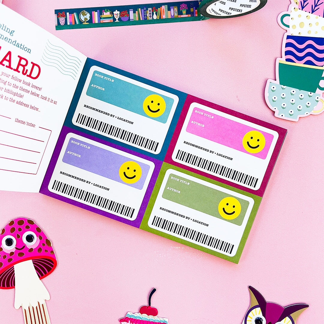 Reading Recs Traveling Postcard Book