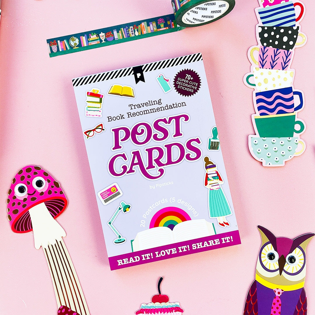 Reading Recs Traveling Postcard Book