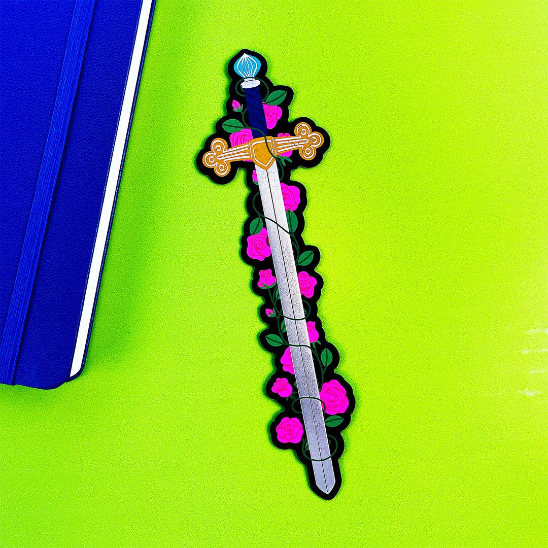 Blossoming Blade Scented Bookmark