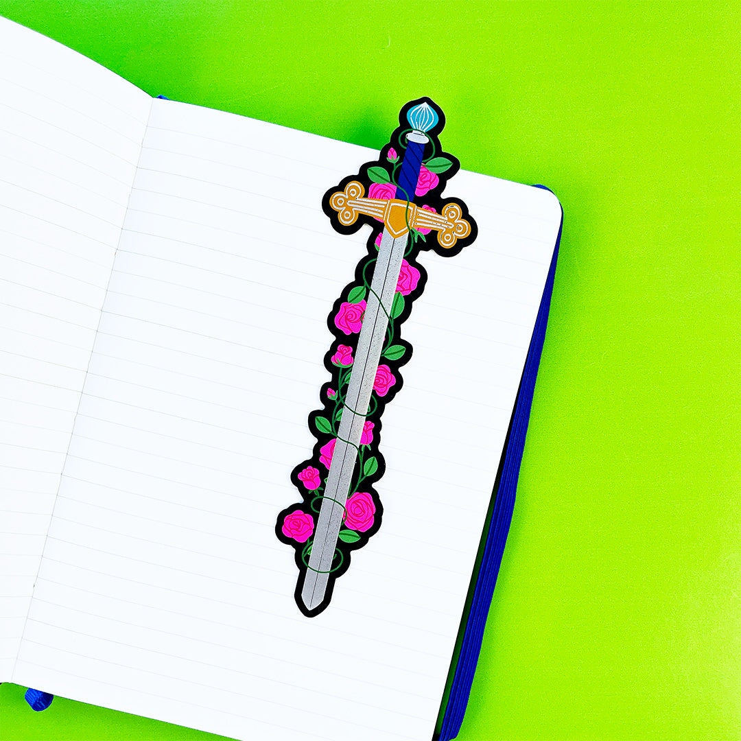 Blossoming Blade Scented Bookmark