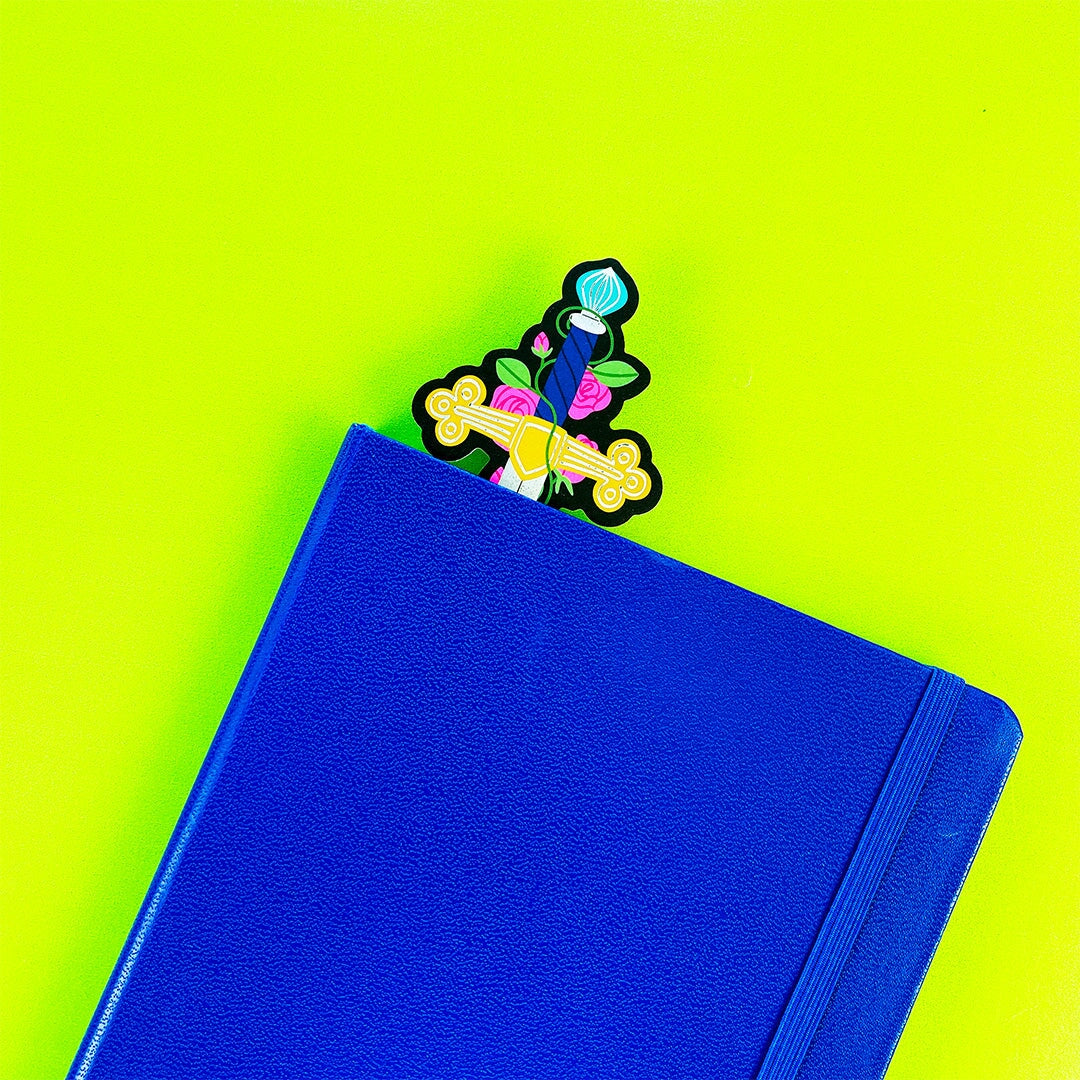 Blossoming Blade Scented Bookmark