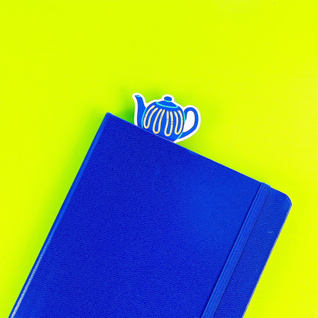 Teetering Tea Cups Scented Bookmark