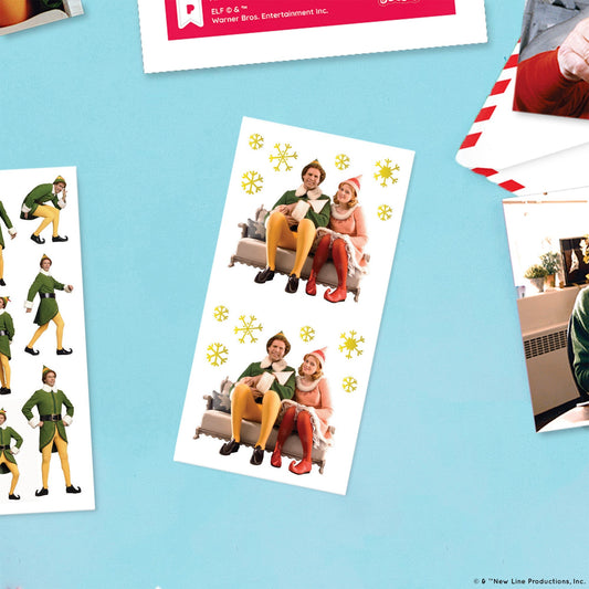 Elf Buddy & Jovie Stickers On The Roll