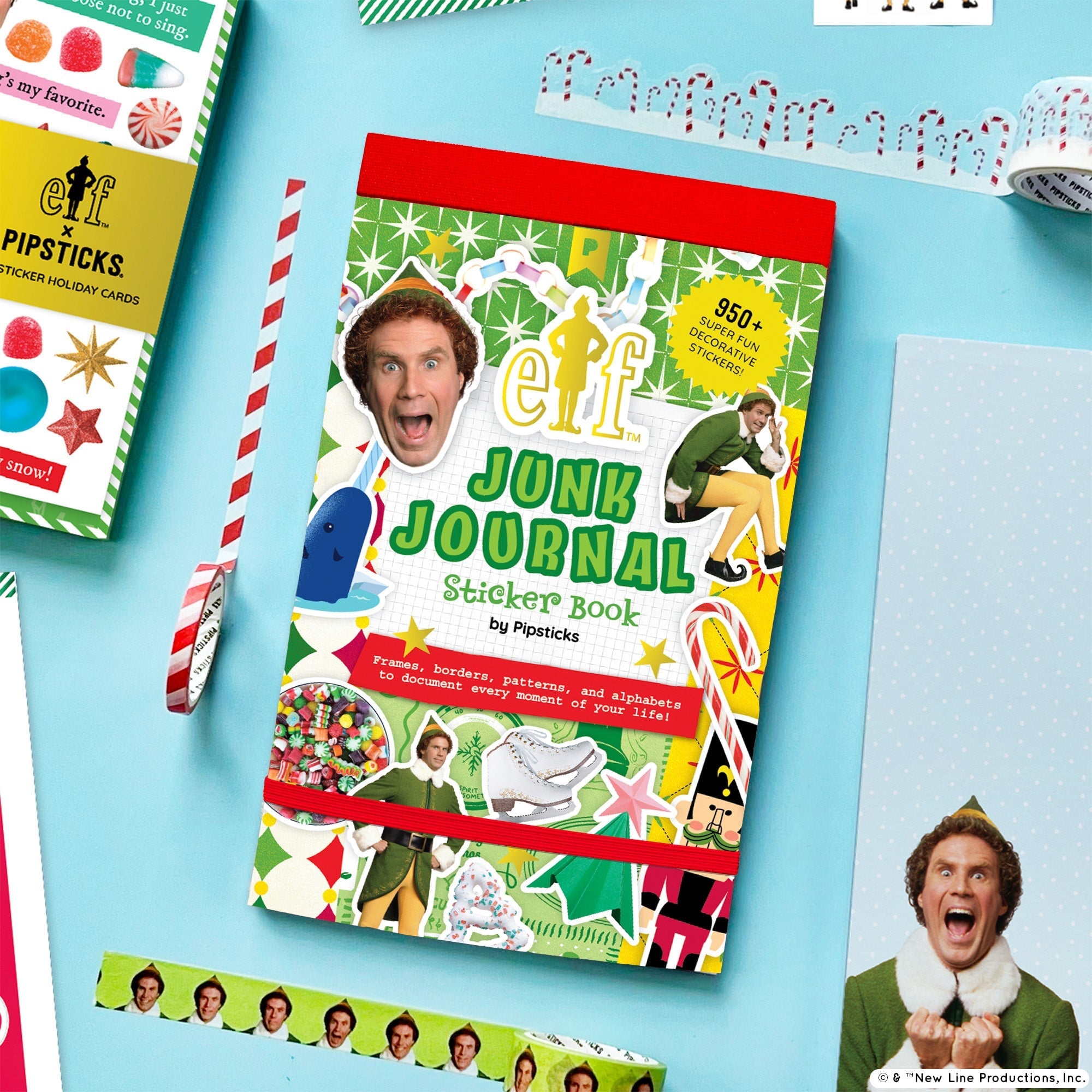 Elf  Junk Journal Sticker Book