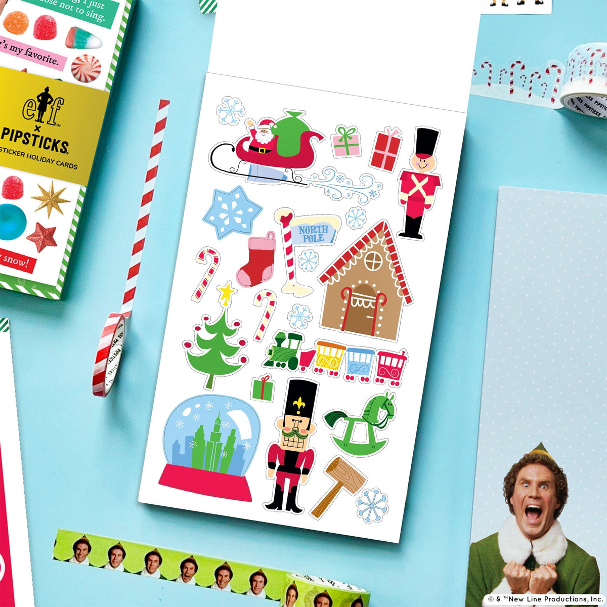 Elf  Junk Journal Sticker Book