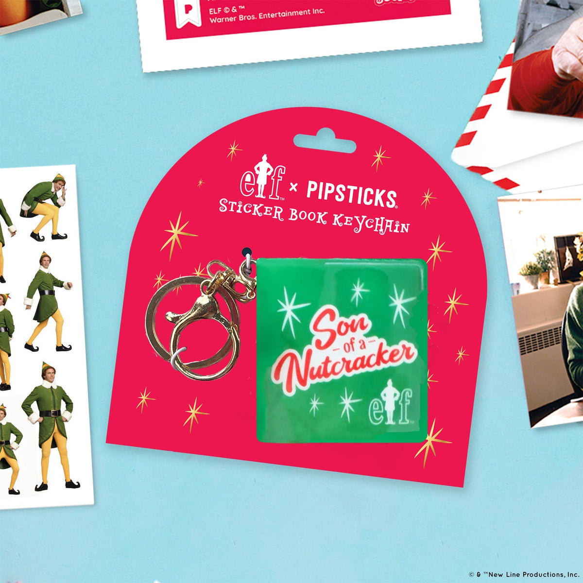 Elf Mini Sticker Book Keychain