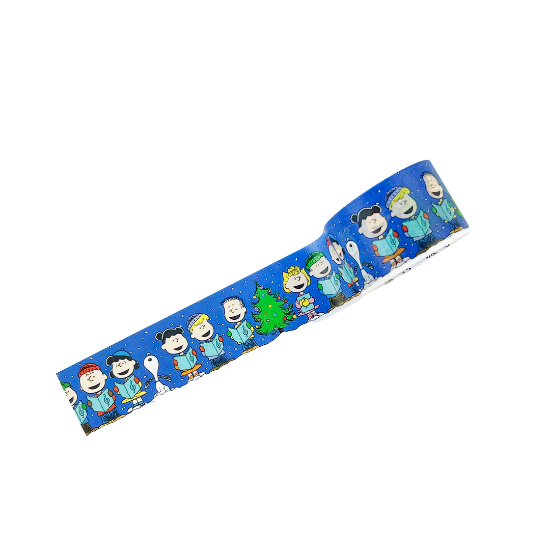 Peanuts Go Caroling Washi