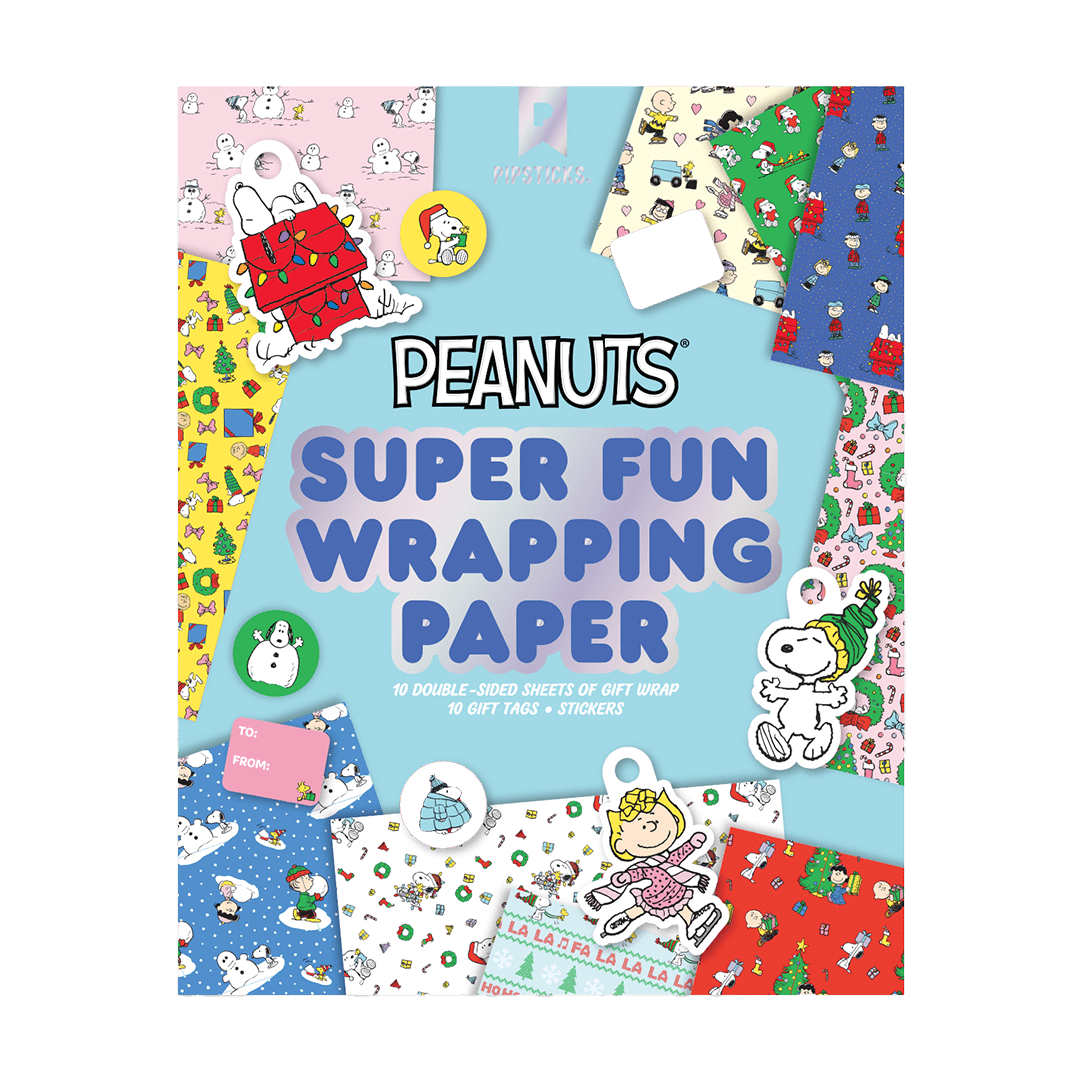 Peanuts Holiday Wrapping Paper Book