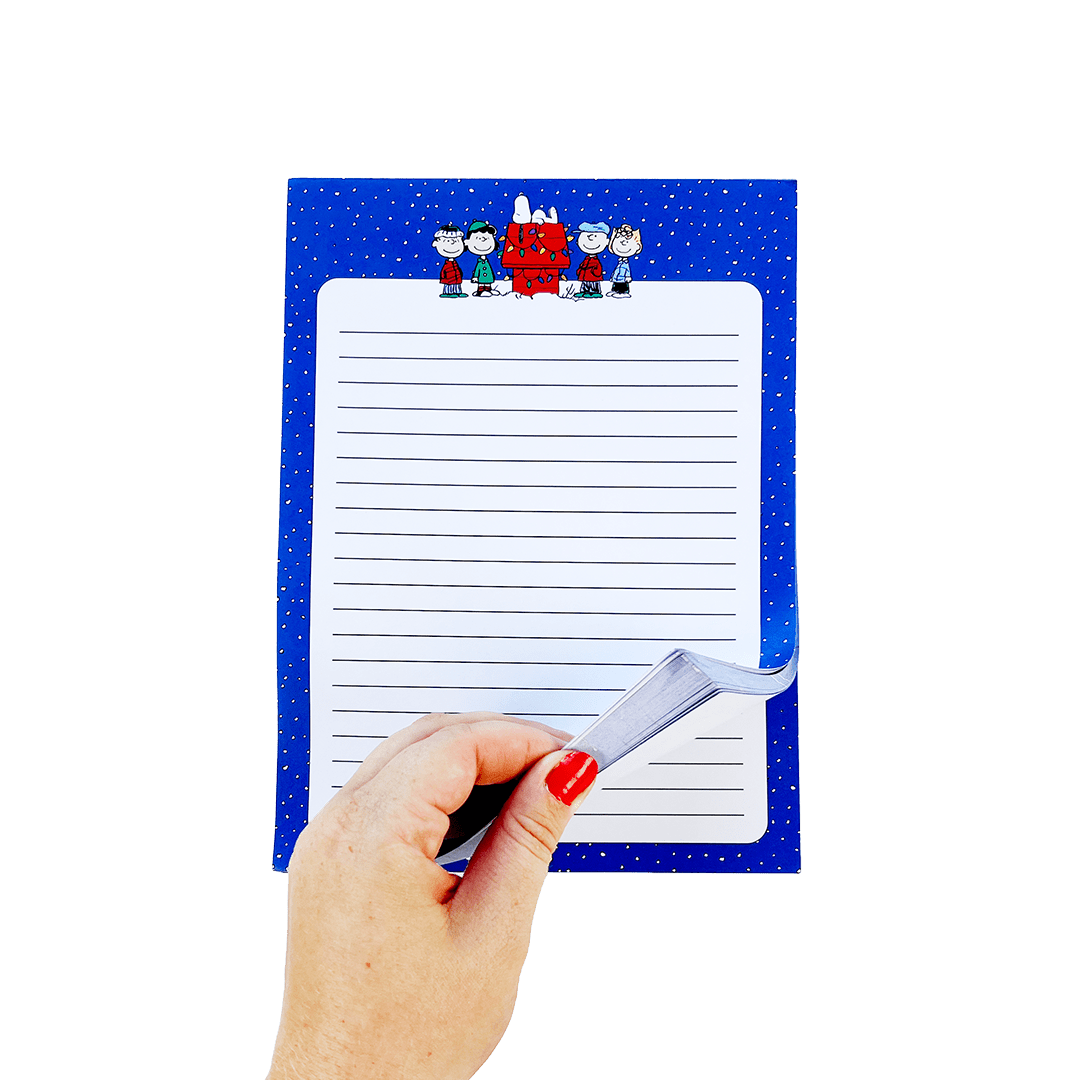 Peanuts Holiday Lights Notepad