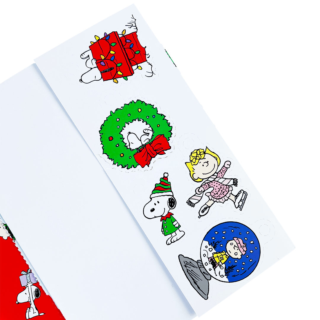 Peanuts Holiday Wrapping Paper Book