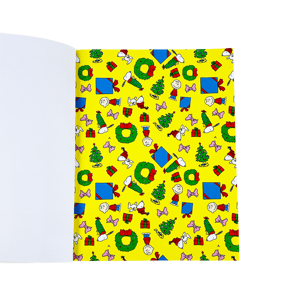 Peanuts Holiday Wrapping Paper Book