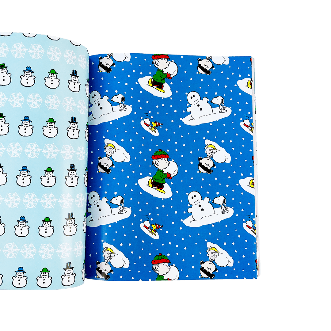 Peanuts Holiday Wrapping Paper Book