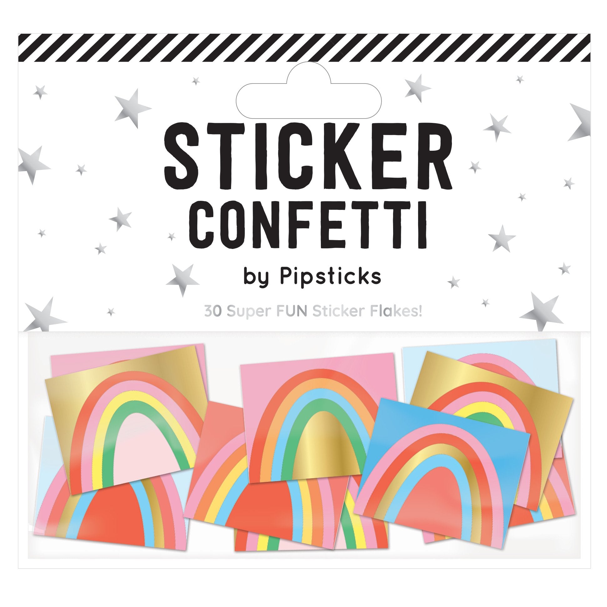 Rainbow Sticker Confetti