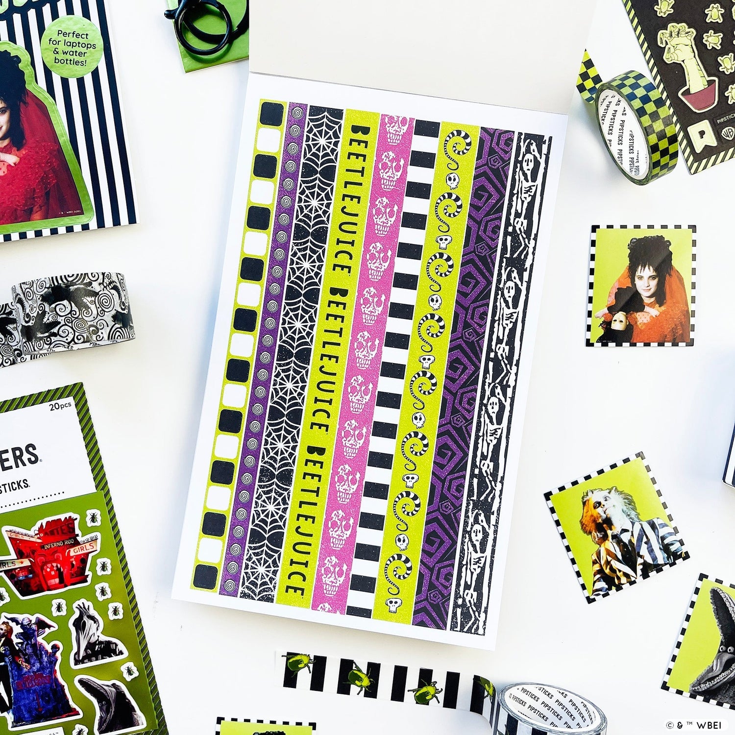 Beetlejuice Junk Journal Sticker Book